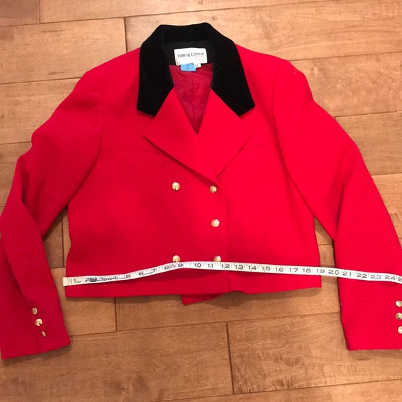 Vintage red riding  jacket 12 - Picture 3 of 6